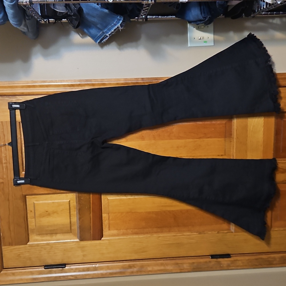 Show Me Your MUMU Blue Berkeley Button Up Bells Jeans - Picture 5 of 10
